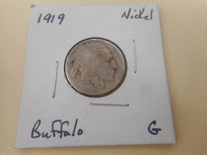 lot 56 image: 1919 P - Buffalo Head Nickel