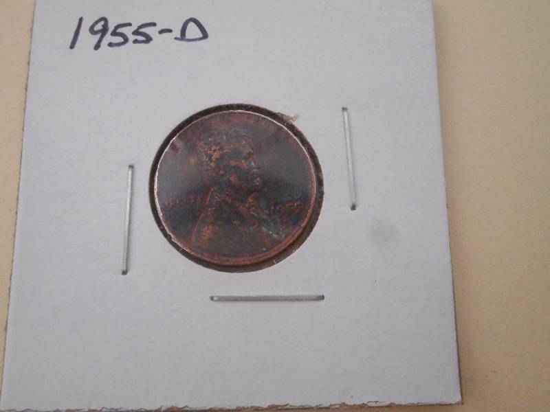 lot 61 image: 1955 D - Lincoln Wheat Cent