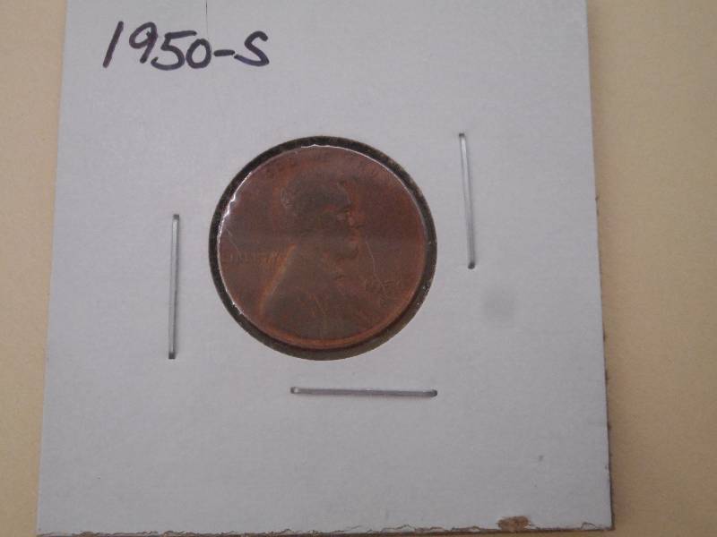 lot 62 image: 1950 S - Lincoln Wheat Cent
