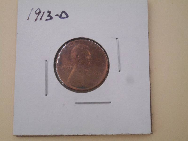 lot 66 image: 1913 D - Lincoln Wheat Cent - Circu...