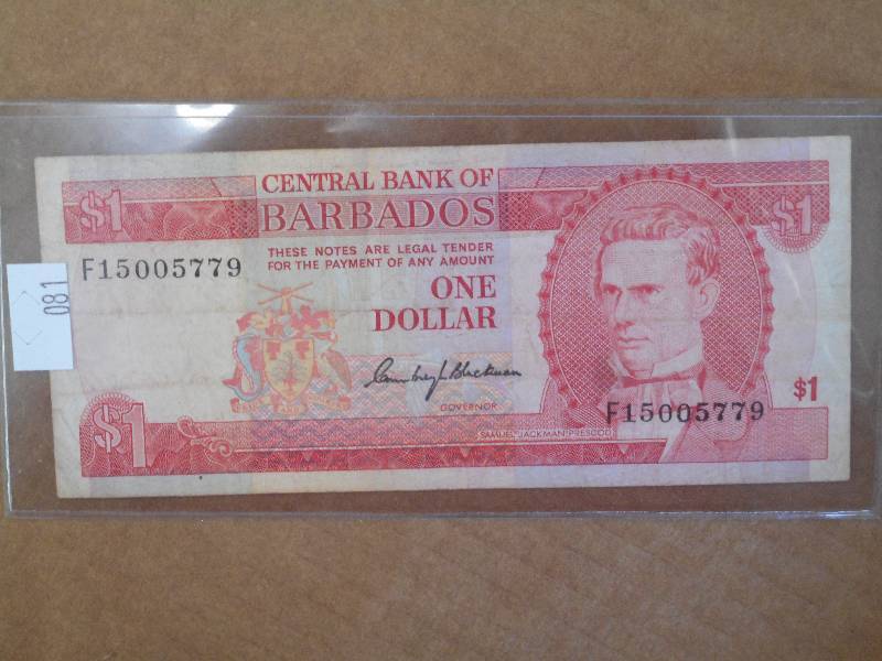 lot 81 image: 1973 - Barbados, Central Bank of Ba...