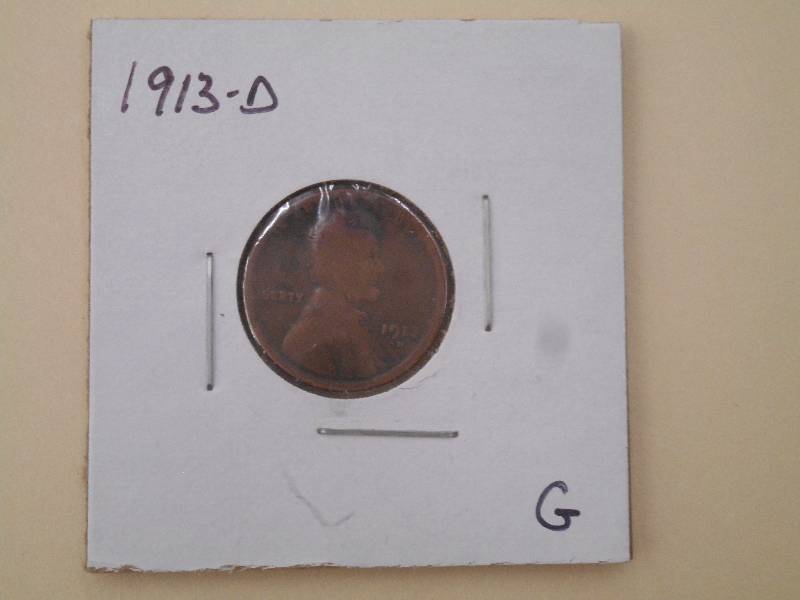 lot 91 image: 1913 D - Lincoln Wheat Cent