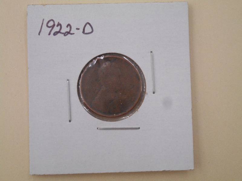 lot 93 image: 1922 D - Lincoln Wheat Cent - Circu...