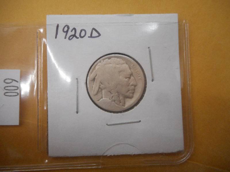 lot 9 image: 1920 D - Buffalo Head Nickel - Qty....