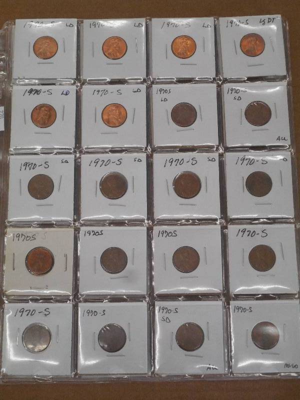 lot 22 image: 1970 S - Lincoln Memorial Cents - Q...