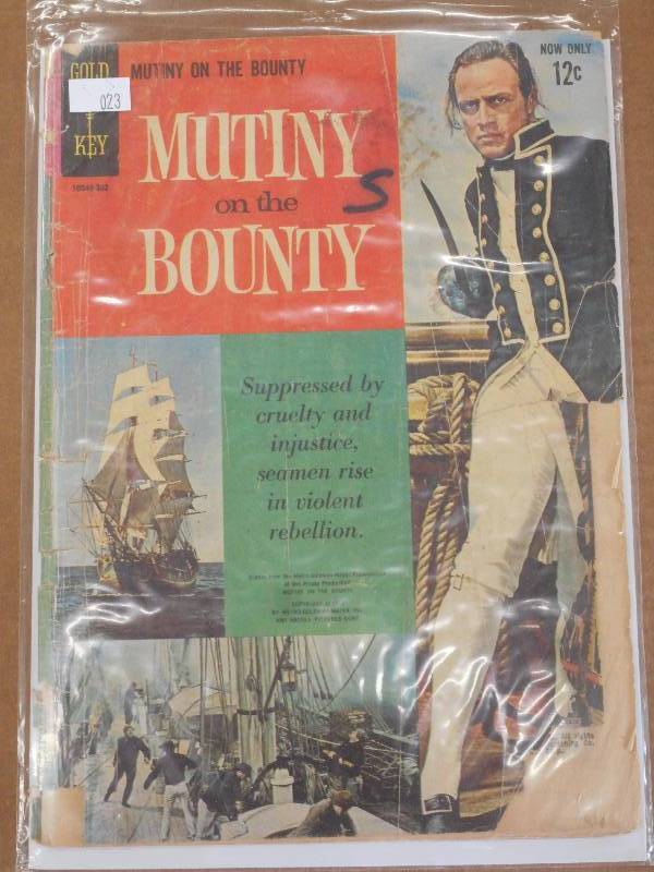 lot 23 image: Mutiny on the Bounty - 1962, $0.12 ...