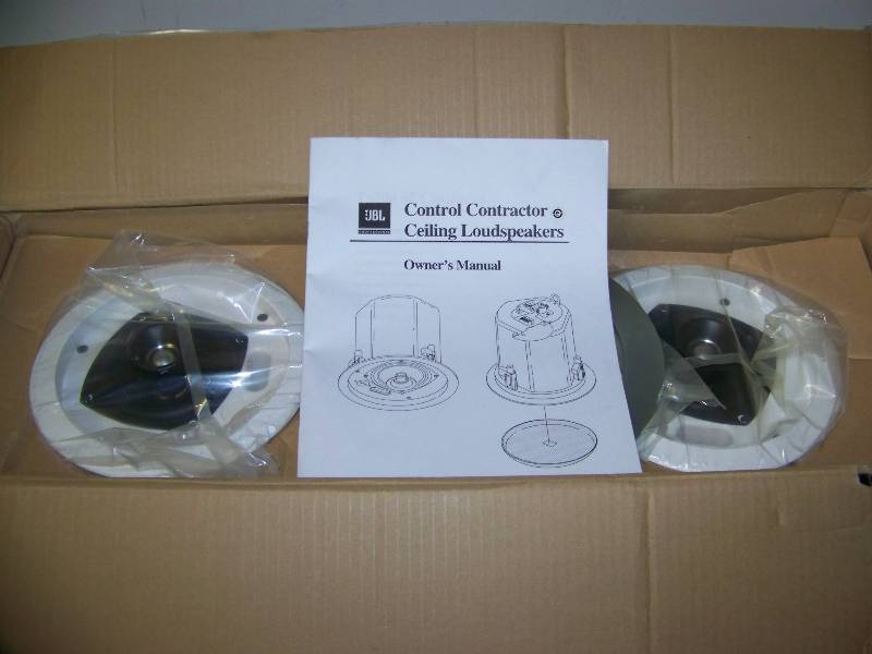lot 38 image: (Pair) JBL, Control 24C, In-Ceiling Speakers  Loudspeakers - BRAND NEW in Original Box