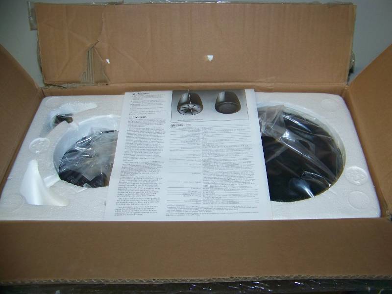 lot 39 image: (Pair) JBL, Control 65PT, Loudspeakers  Pendant Speakers - BRAND NEW in Original Box
