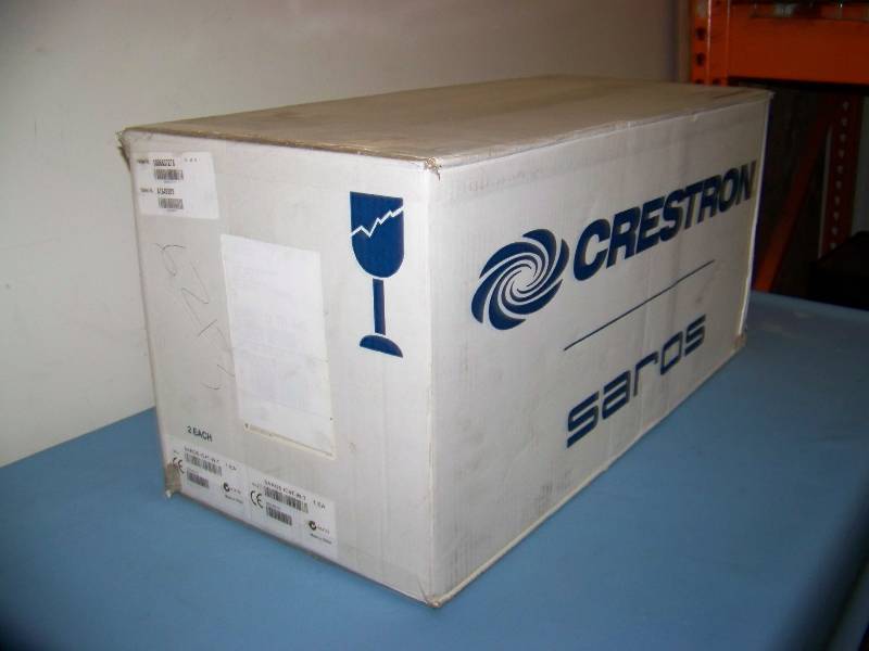 lot 43 image: (Pair) Crestron, SAROS, 4, 2-Way, In-Ceiling Speakers  Loudspeakers - BRAND NEW in Original Box