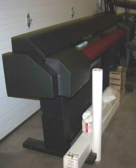 lot 117 image: ColorSpan, Display Maker 6100, Hi-Res 8, Large Format Printer with Software, Paper and Toner Packs