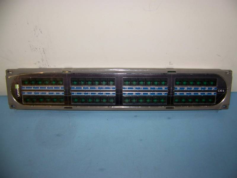 lot 88 image: Leviton, CAT6, Patch Panel - BRAND NEW in Original Box