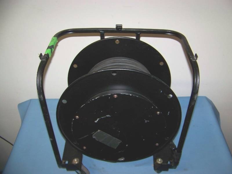 lot 46 image: Cable  Wire Caddy  Spool with Cable on Wheels