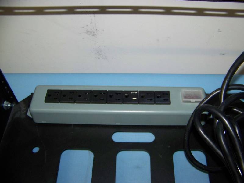 lot 81 image: Middle Atlantic, Audio  Video Equipment  Component Rack with (2) Power Strips
