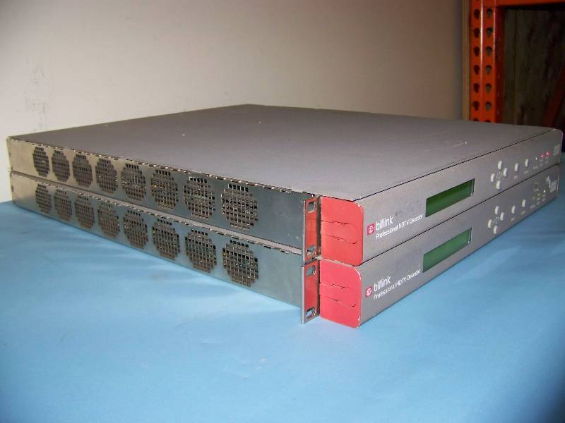 lot 98 image: (2) Digital Vision, Bitlink, Professional HDTV Satellite Decoders