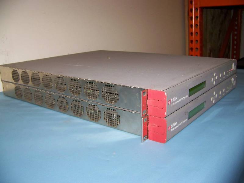 lot 99 image: (2) Digital Vision, Bitlink, Professional HDTV Satellite Decoders