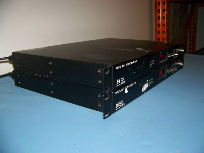 lot 102 image: (2) Satellite System Corporation (SSC), 4421, Downconverters