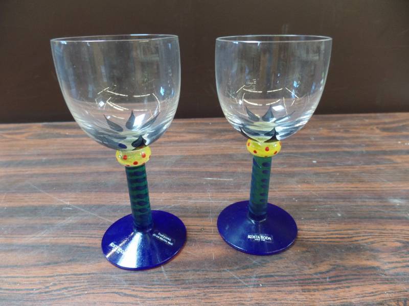 Kosta Boda Wine Glasses