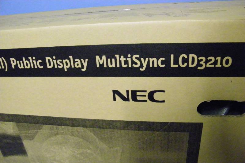 lot 10 image: NEC 32 Professional  Commercial MultiSync LCD Flatscreen Public Display Monitor