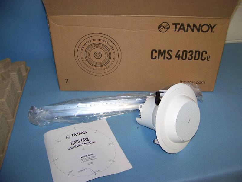 lot 32 image: New Tannoy CMS 403DCe Ceiling Speaker