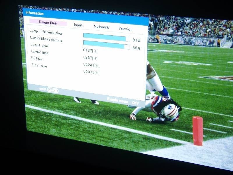 lot 6 image: Super-Bright Sanyo Digital Multimedia HD Home Theater ComputerVideo DLP Projector