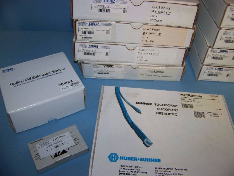 lot 36 image: Lot of Medical-Grade Karl Storz Surgical Cables