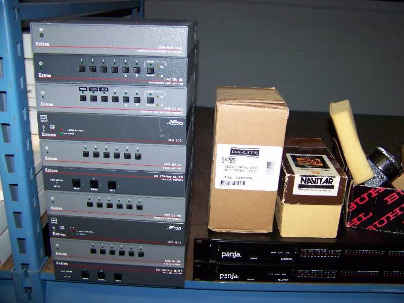 lot 37 image: HUGE LOT  Miscellaneous Audio, Video and Computer Components, Parts and Accessories
