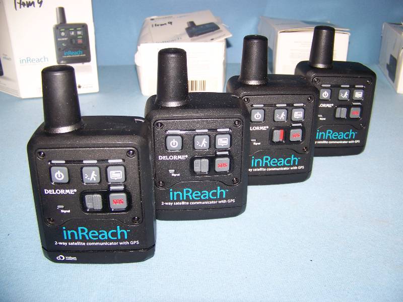 lot 41 image: Delorme (Garmin) InReach Global 2-Way Satellite Communicator Lot (Quantity 4)