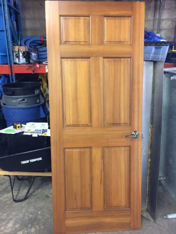 LH Wooden Door with Handle