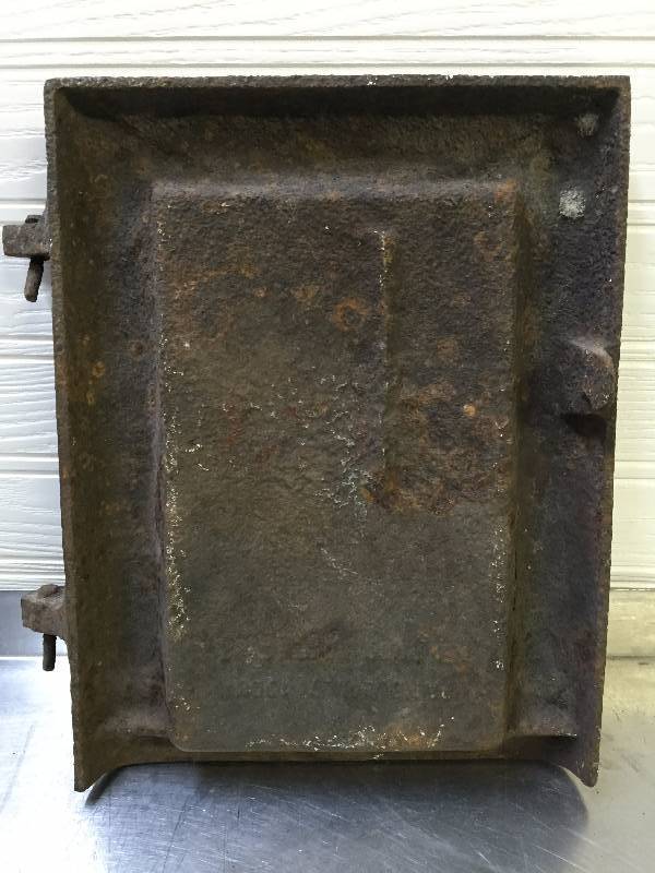 lot 8 image: VINTAGE RENWWOD THE WEHRLE CO DOOR SIGN