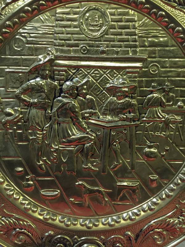lot 24 image: TIN WALL ART AND GRILLING TRAYS