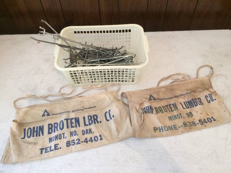lot 58 image: Tool Aprons and Pegs