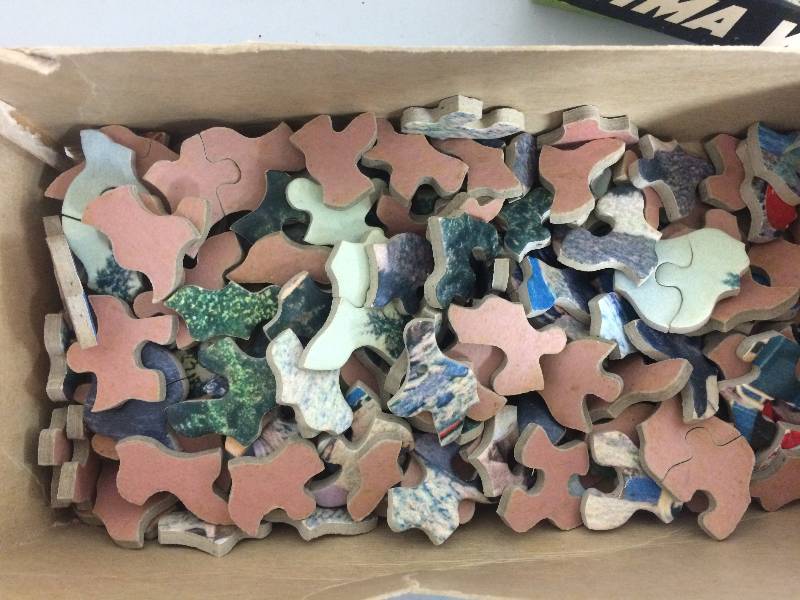 lot 77 image: Cards and Puzzle