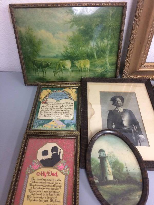 lot 78 image: Assorted Framed Pictures and Prints