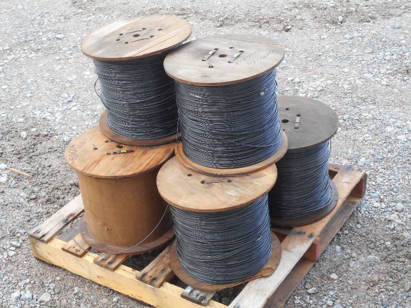 lot 10 image: (6) Spools Of 078x125 Black Nylon T...