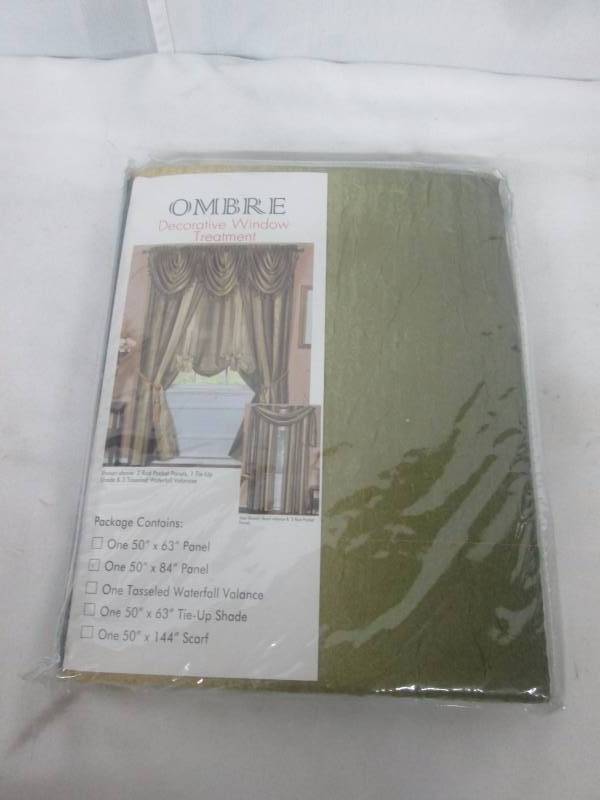Ombre 50 x 84 Window Panel - Sage