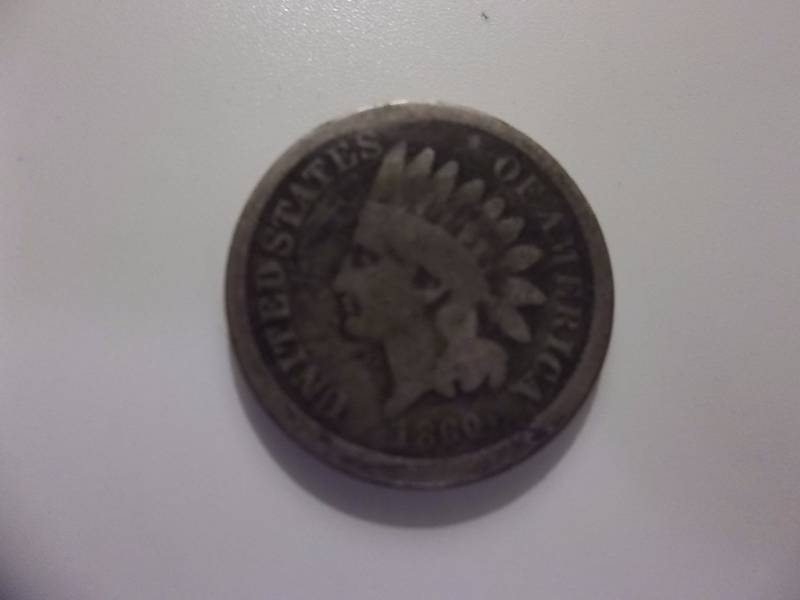 1860 Indian Head Bronze Cent