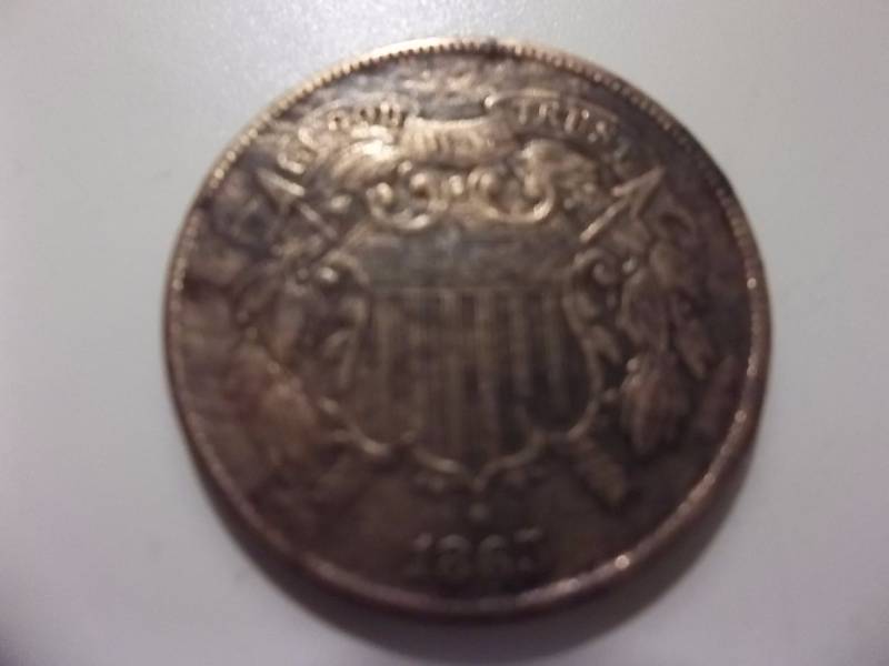 1865 2-Cent Piece