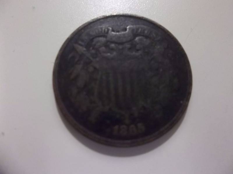 1865 2-Cent Piece