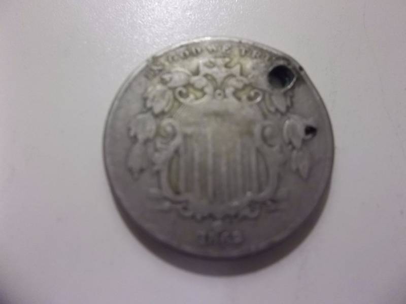 1869 Shield Nickel