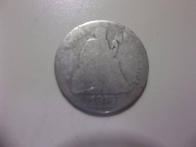 1876 Seated Liberty Dime