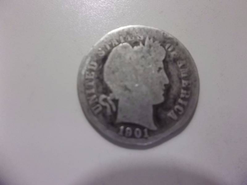 1901 Barber Dime