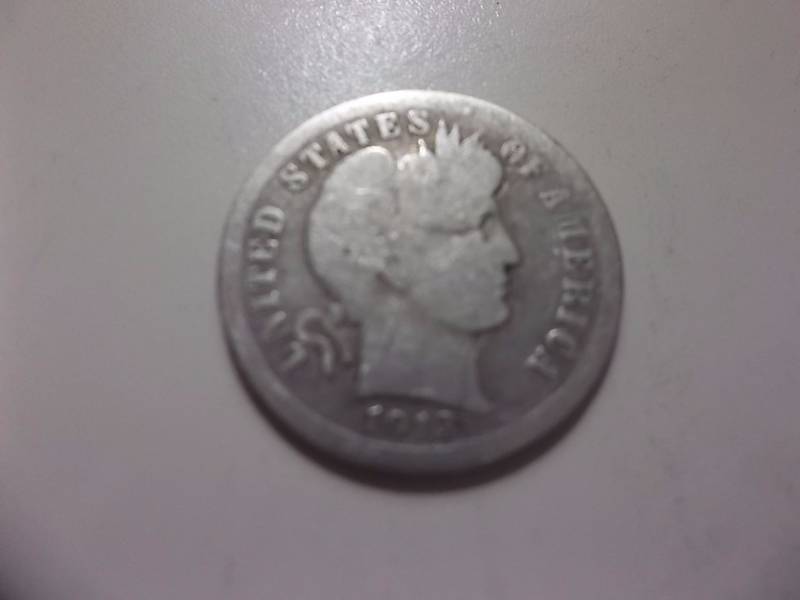 1913 Barber Dime
