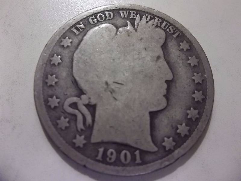1901 Barber Half Dollar