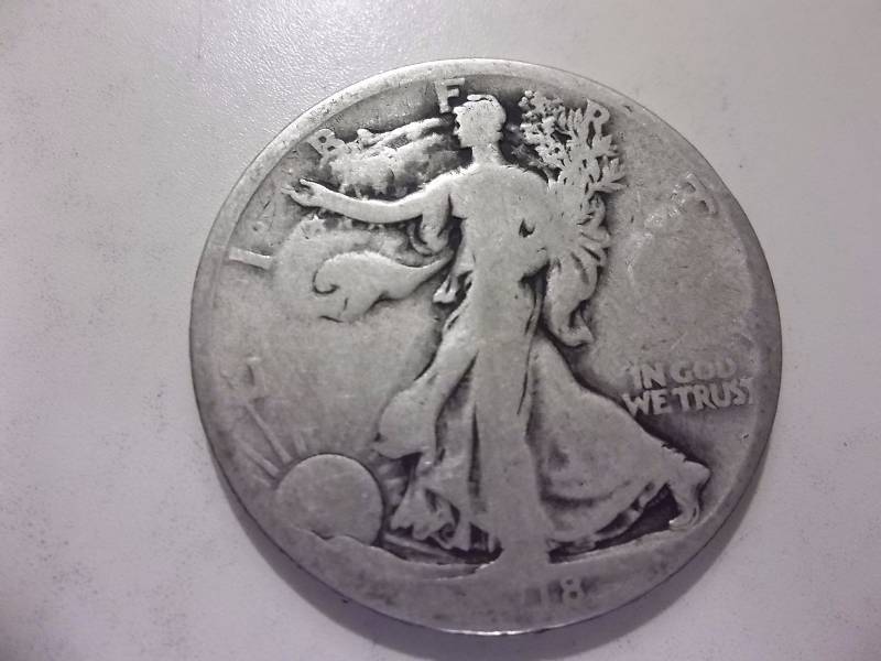 1918 S Walker Half Dollar