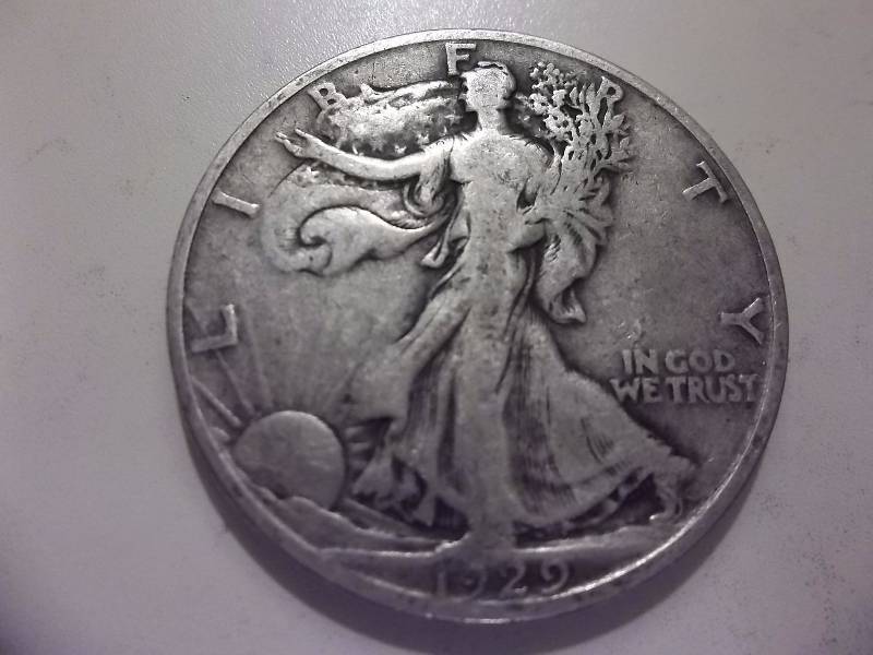 1929 D Walker Half Dollar