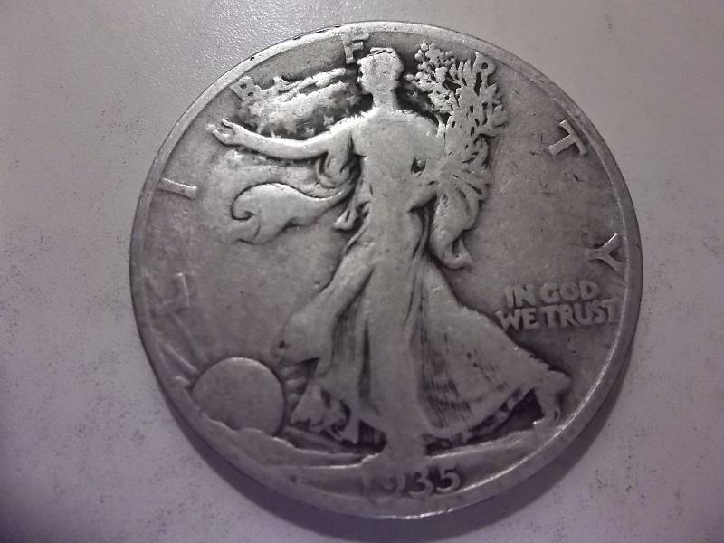 1935 D Walker Half Dollar