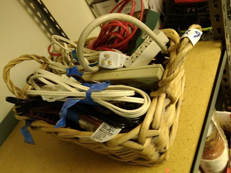 Basket of Extension Cords