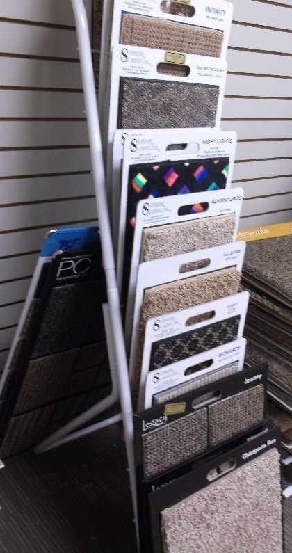 Carpet Samples And Display Stand