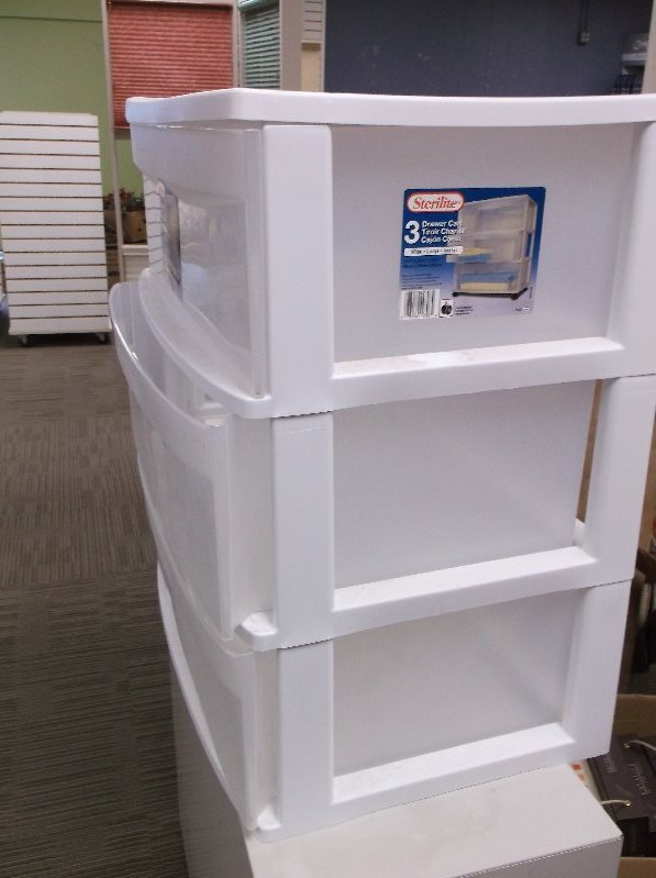 3 Drawer Storage Unit