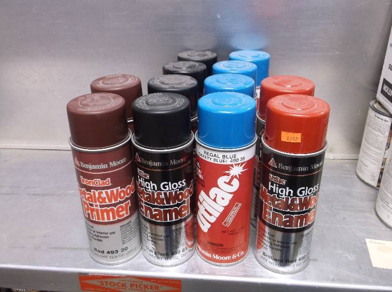 Benjamin Moore Spray Paint | Prairie Decorating | K-BID